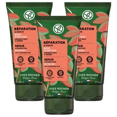 YVES ROCHER 伊夫黎雪 荷荷巴護理髮膜, 3瓶, 200ml