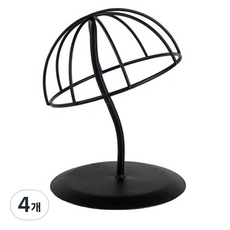 J&C LOCKS 鐵製半圓形帽子展示架 小, 單一顏色, 4個