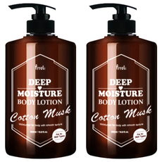 Prreti 深層保濕身體乳 Cotton Musk 適用於所有膚質, 500ml, 2瓶
