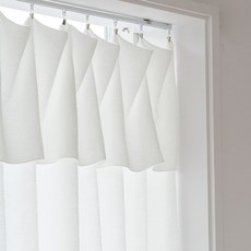 CARREDECO C 閃亮窗簾, 白色