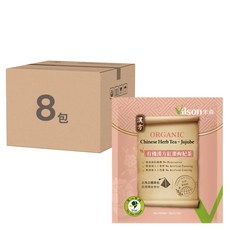 Vilson 米森 有機漢方紅棗枸杞茶, 8包, 6g, 1盒