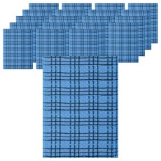 송월타월 샤보렌 체크 때밀이, 블루, 1개입, 20개