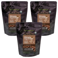 CODELLY 衣索比亞耶加雪菲研磨咖啡粉, 研磨咖啡(咖啡機用), 200g, 3包
