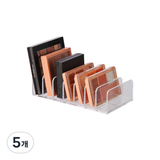 化妝品眼影盤收納盒 S, 透明, 5個