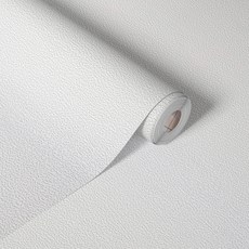 크레파펠 닥터하우스 풀없이 붙이는 접착식 일라이트 종이벽지, 스톤화이트