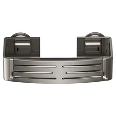 吸盤浴室置物架 四方架 一秒安裝, 32 x 12 x 6.8cm, 灰色, 1個