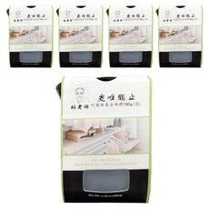 賴老師炭唯觀止竹炭除臭去味膠 適用於衣櫃、鞋櫃、冰箱, 180g, 5入