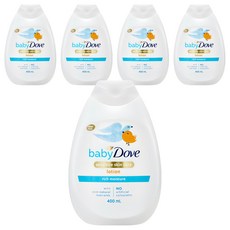 베이비도브 리치 모이스처 유아 바디로션, 400ml, 5개