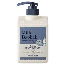밀크바오밥 세라 바디로션 화이트머스크향, 600ml, 1개