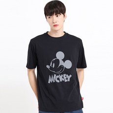 홀하우스 미키 얼굴 반팔 티셔츠 HM2TSU105