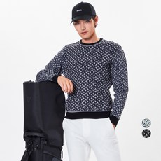 Volvik 男士高爾夫V字緹花套頭針織衫 VMKTN802