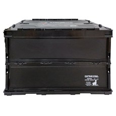 CAPTAIN STAG 鹿牌 CS經典款可折疊收納箱 50L 黑色, 1個