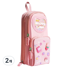 다다랜드 러블리 스팽글 필통, 토끼 핑크, 2개