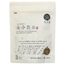 강고집 1초 육수완성 육수한포, 1개, 80g