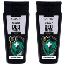 GATSBY 男性勁爽能量沐浴露, 250ml, 2瓶