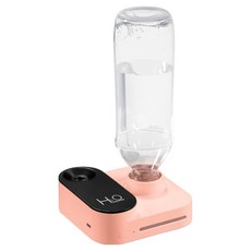 하이온 초음파 미니 무선 휴대용 생수병 호환용 가습기, G15, 핑크
