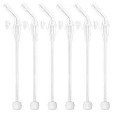 替換用重力球吸管吸嘴, 半透明, 6組