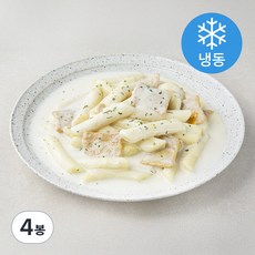 쿡생 딱좋은 1인분 크림떡볶이 (냉동), 4봉, 310g
