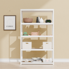 랙셈블 국내 제조 조립식 선반, 화이트, 5단