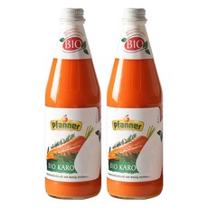 파너 유기농 착즙 당근주스, 2개, 500ml