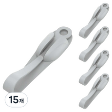 Jyulhome 電線收納固定夾, 15個, 灰色