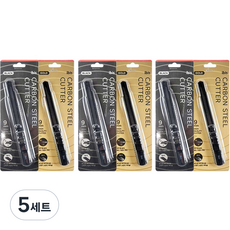 ibis 碳鋼美工刀 2款 x 3入組, 5套, 金色, 黑色