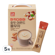 다농원 마카다미아 호두 아몬드 율무차, 18g, 5개, 50개입