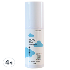 네이처커넥트 여행용 나노킬 해충퇴치제 90ml, 1개입, 4개