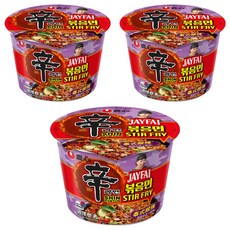 NONGSHIM 農心 辛炒麵 泰式酸辣味 大碗麵 103g, 3入