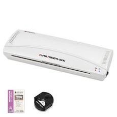 PAPER FRIEND 護貝機 PL-340 A3 + A4護貝膜50張 + 圓角器