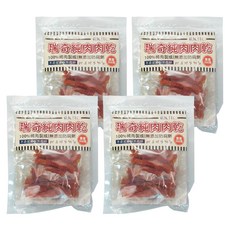 RICH.C 瑞奇 純肉肉乾 量販包 原味雞肉條 100%純肉製成 無添加防腐劑 不添加澱粉及肉粉, 新鮮雞肉, 350g, 4袋