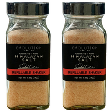 EVOLUTION SALT CO. 喜馬拉雅鹽 撒鹽罐, 2個, 142g