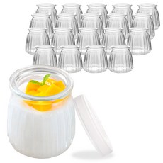 제로캔들 PE캡 플리츠 캔들 푸딩병, 200ml, 20개