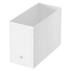 收納文件整理箱, 長號高款 白色, 1個