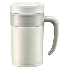 ZOJIRUSHI 象印 不銹鋼保溫馬克杯 480ml, 米白色, 1個