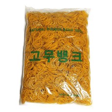 GOMU BANK 黃色橡皮筋 40*1.3*1.3mm 1kg, 單色, 1個