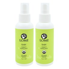 大地之愛 USDA有機嬰兒防蚊液, 100%有機, 不含化學DEET成分, 美國進口, 118ml, 2瓶