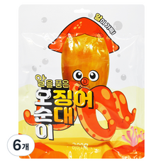 오순이 알을 품은 오징어 순대, 6개, 200g