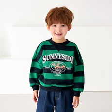 男童Sunnyside條紋刷毛T恤