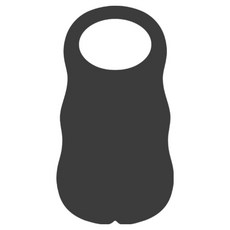 소프런 SHARP 일회용 앞치마, 블랙, 100개