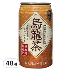 토미나가 고베 사보 우롱차 캔, 340ml, 1개입, 48개