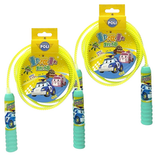 ROBOCAR POLI 波力 動滋動跳繩NEW, 2個, 波力 藍色 + 黃色