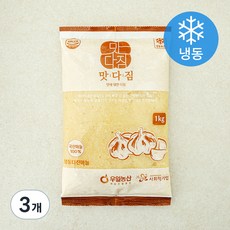 맛다짐 국내산 의성 다진마늘 (냉동), 1kg, 3개