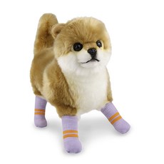 새실로 강아지 양말, 퍼플(퍼피 A), 4개