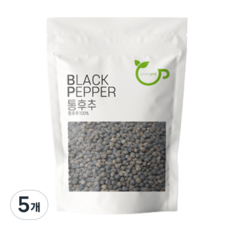 그린팟 리필용 통 흑후추, 500g, 5개