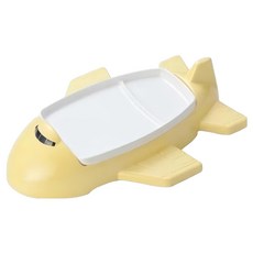 Hesii 飛機兒童餐盤 222, 黃色, 1個, 單件