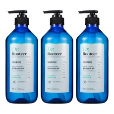 닥터루티어 카페인 쿨 두피 딥클린 샴푸 쿨페퍼민트향, 800ml, 3개
