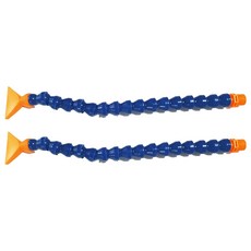 注塑切削油 蛇腹軟管 PVC 扁平噴嘴 1/2 400mm, 2個