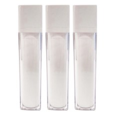 生活家 旋轉真空分裝瓶 乳液瓶 50ml 3個, 透明, 1組