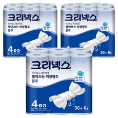 Kleenex 舒潔 拋棄式衛生抹布 藍色, 6捲, 3袋